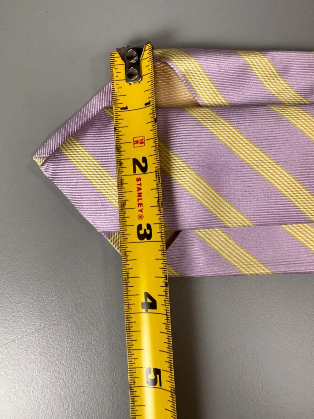 Luigi Borrelli Napoli Lavender & Lime 100% Silk Made in Italy EUC